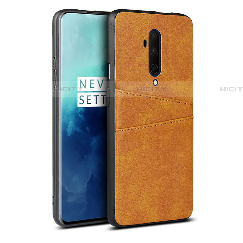 Handyhülle Hülle Luxus Leder Schutzhülle R01 für OnePlus 7T Pro Orange