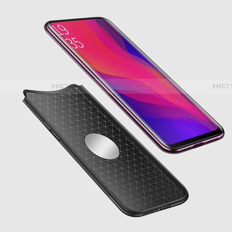 Handyhülle Hülle Luxus Leder Schutzhülle R01 für Oppo Find X