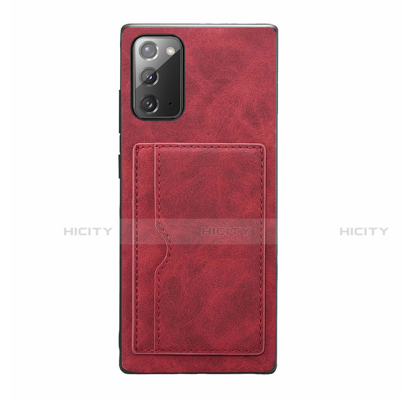 Handyhülle Hülle Luxus Leder Schutzhülle R01 für Samsung Galaxy Note 20 5G Rot