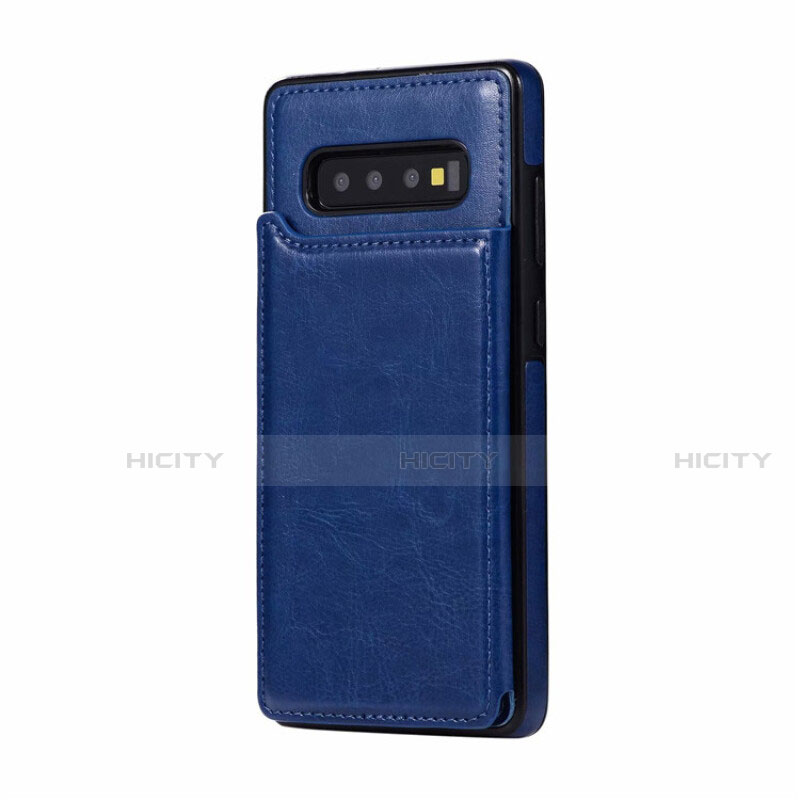 Handyhülle Hülle Luxus Leder Schutzhülle R01 für Samsung Galaxy S10 Plus