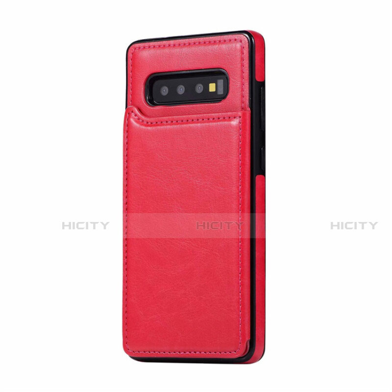 Handyhülle Hülle Luxus Leder Schutzhülle R01 für Samsung Galaxy S10 Plus