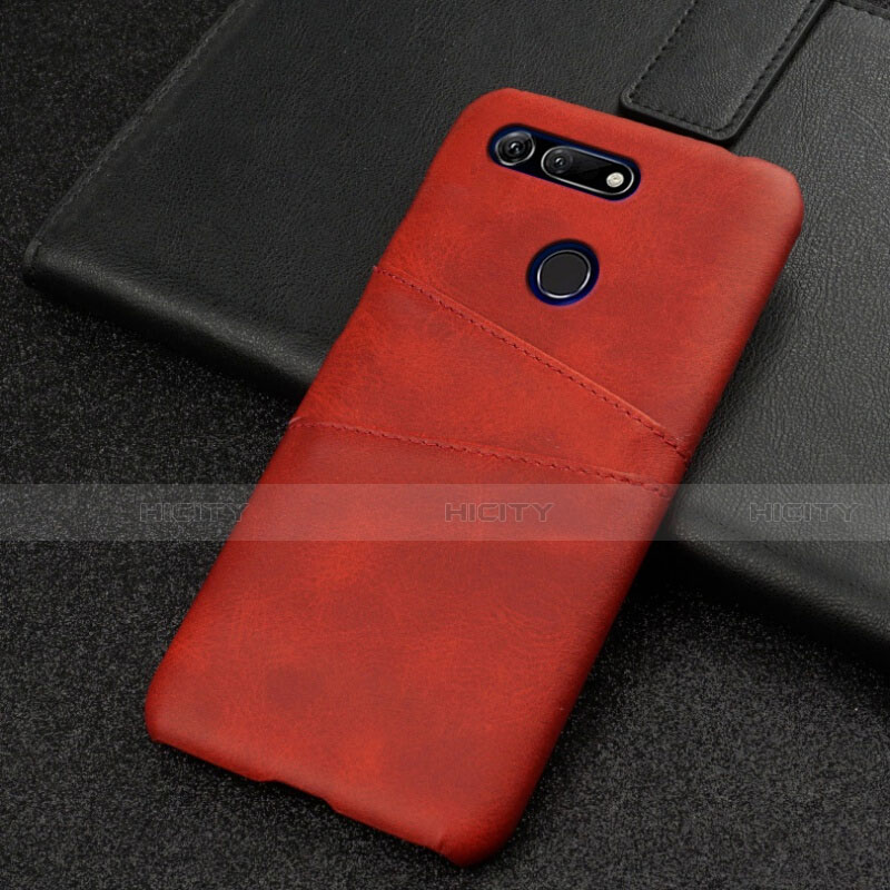 Handyhülle Hülle Luxus Leder Schutzhülle R02 für Huawei Honor View 20 groß