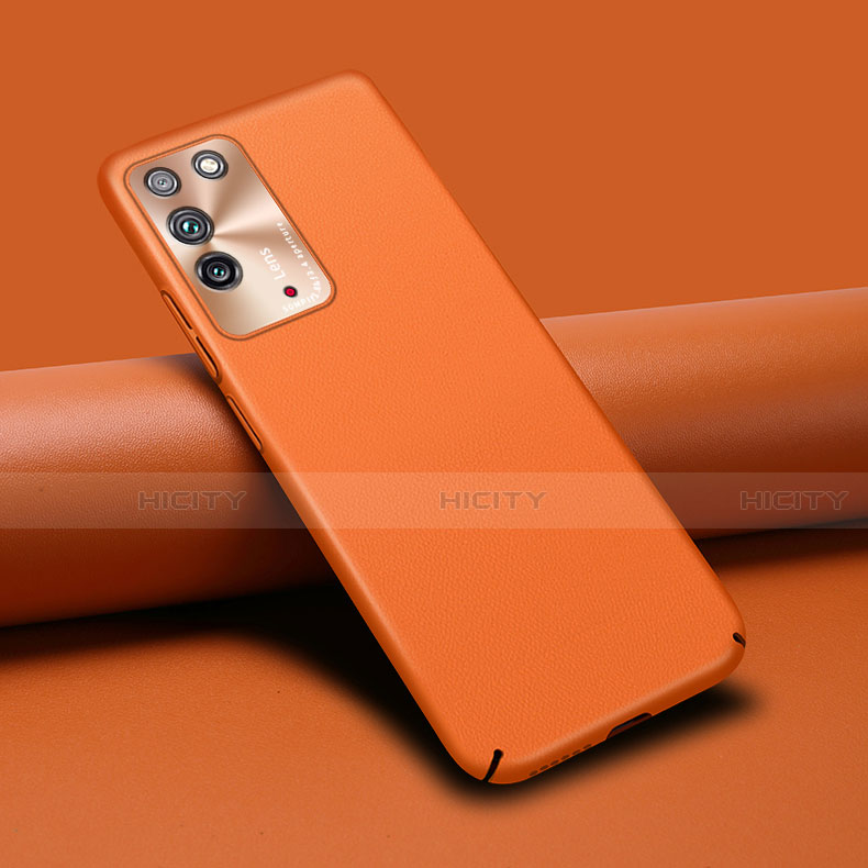 Handyhülle Hülle Luxus Leder Schutzhülle R02 für Huawei Honor X10 5G Orange