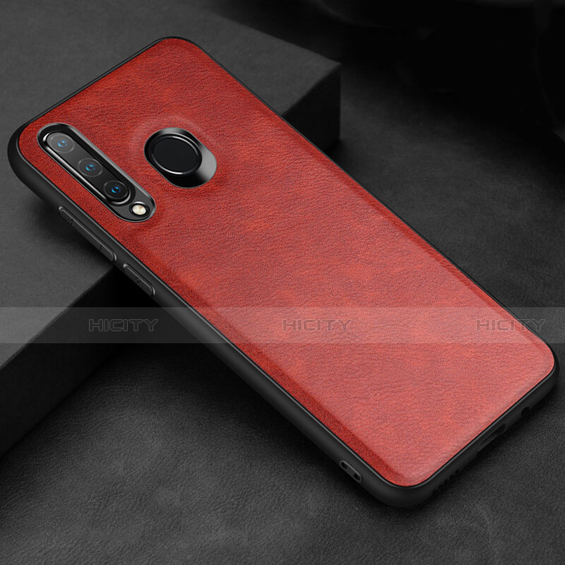 Handyhülle Hülle Luxus Leder Schutzhülle R02 für Huawei Nova 4e Rot