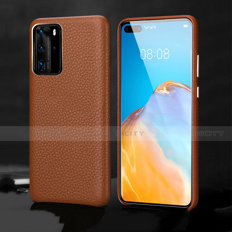 Handyhülle Hülle Luxus Leder Schutzhülle R02 für Huawei P40 Pro