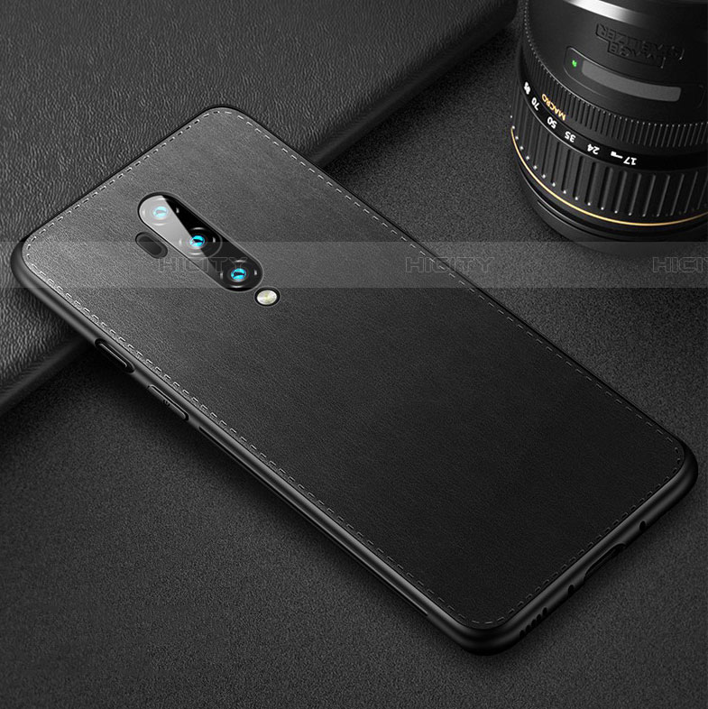 Handyhülle Hülle Luxus Leder Schutzhülle R02 für OnePlus 7T Pro Schwarz