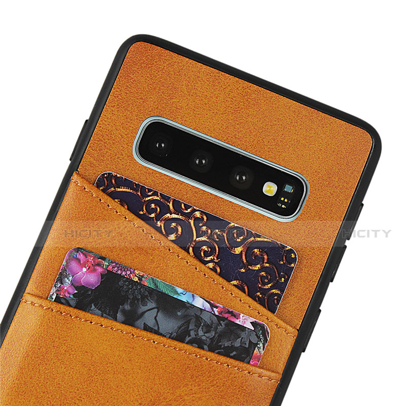 Handyhülle Hülle Luxus Leder Schutzhülle R02 für Samsung Galaxy S10 5G