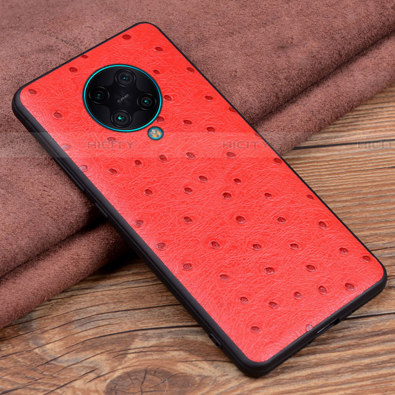 Handyhülle Hülle Luxus Leder Schutzhülle R02 für Xiaomi Poco F2 Pro Rot Plus