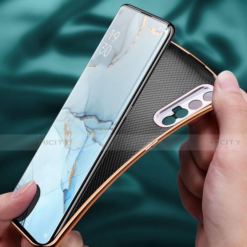 Handyhülle Hülle Luxus Leder Schutzhülle R03 für Oppo Reno3 Pro