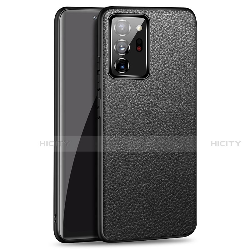 Handyhülle Hülle Luxus Leder Schutzhülle R03 für Samsung Galaxy Note 20 Ultra 5G Schwarz