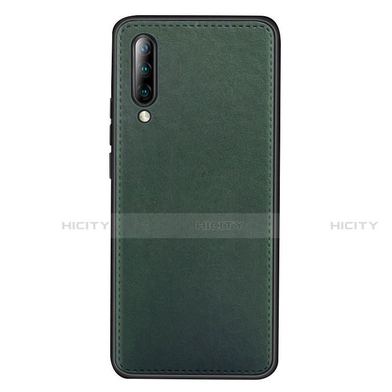 Handyhülle Hülle Luxus Leder Schutzhülle R03 für Xiaomi Mi A3 Grün