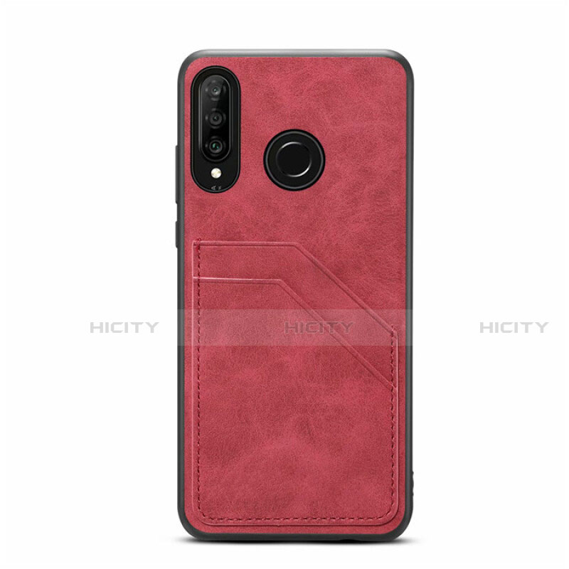 Handyhülle Hülle Luxus Leder Schutzhülle R04 für Huawei Nova 4e Rot