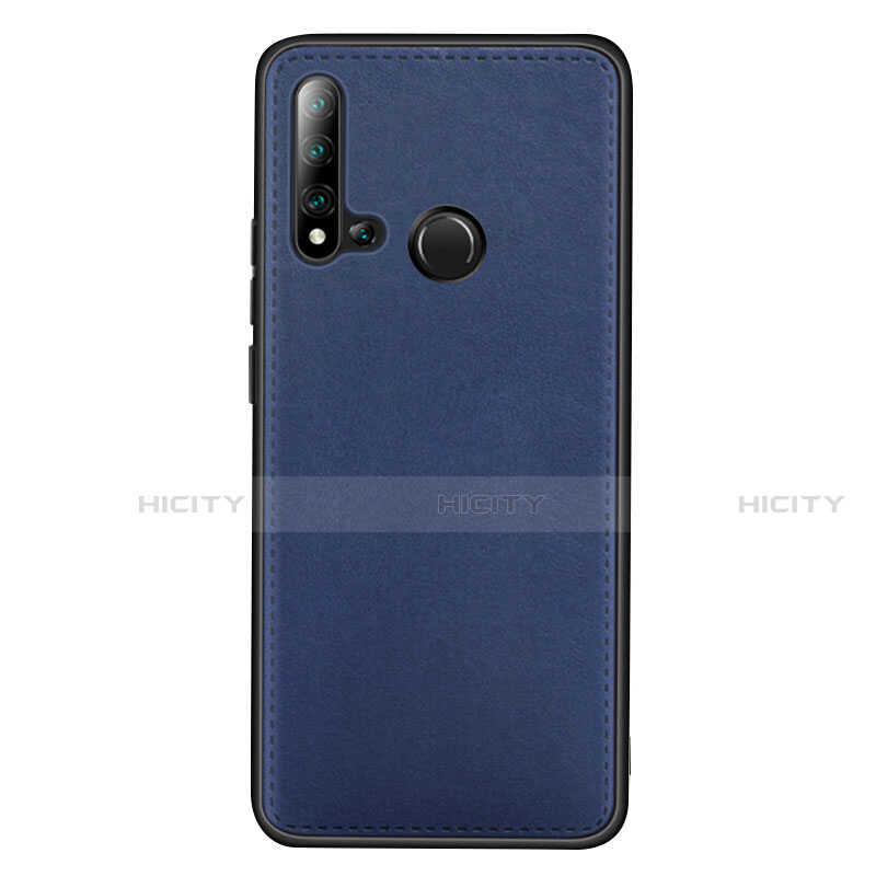 Handyhülle Hülle Luxus Leder Schutzhülle R04 für Huawei P20 Lite (2019) Blau