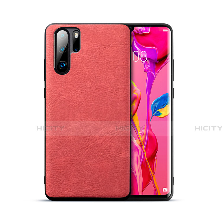 Handyhülle Hülle Luxus Leder Schutzhülle R04 für Huawei P30 Pro New Edition Rot