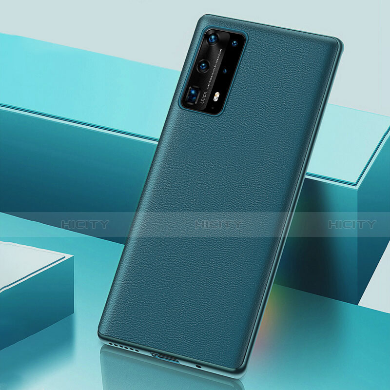 Handyhülle Hülle Luxus Leder Schutzhülle R04 für Huawei P40 Pro+ Plus Grün Plus