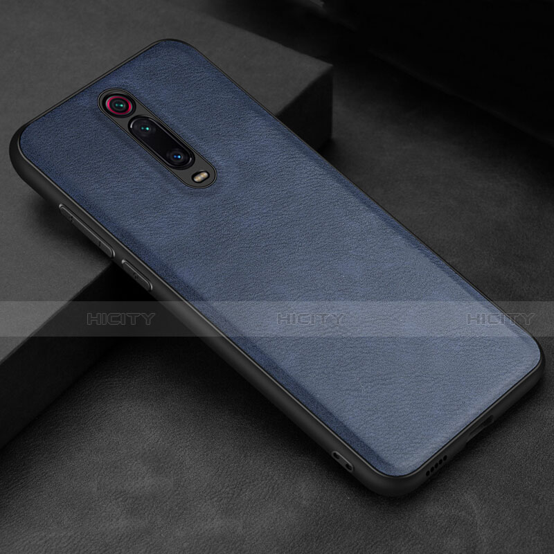 Handyhülle Hülle Luxus Leder Schutzhülle R04 für Xiaomi Mi 9T Blau Plus