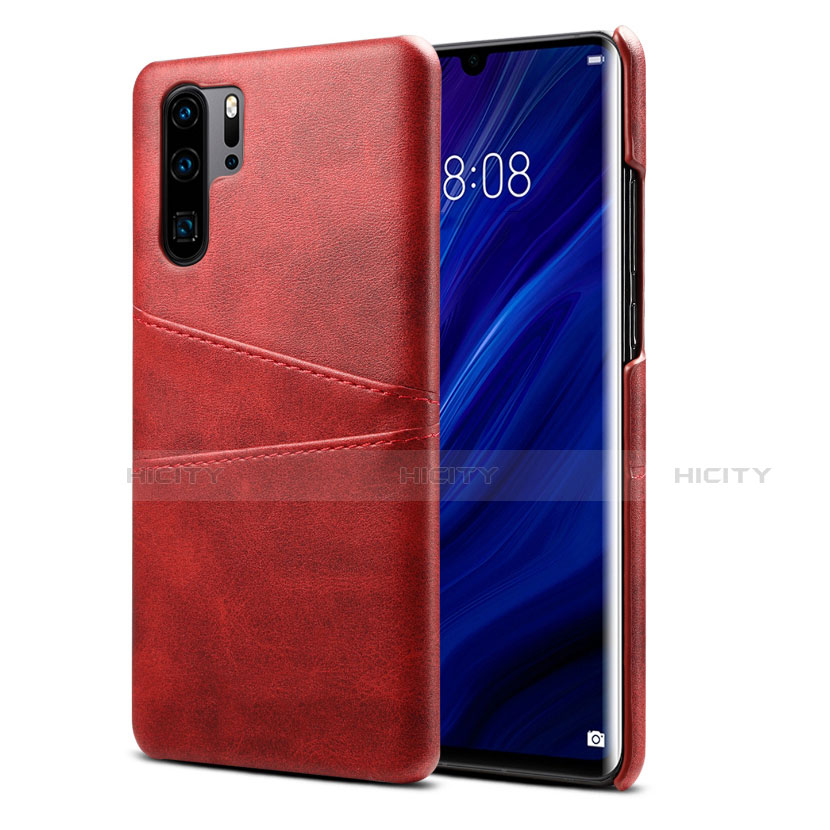 Handyhülle Hülle Luxus Leder Schutzhülle R05 für Huawei P30 Pro New Edition Rot