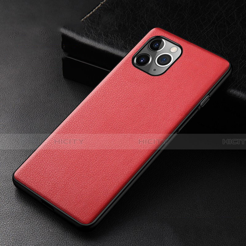 Handyhülle Hülle Luxus Leder Schutzhülle R06 für Apple iPhone 11 Pro Max Rot