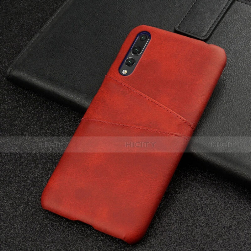 Handyhülle Hülle Luxus Leder Schutzhülle R06 für Huawei P20 Pro Rot