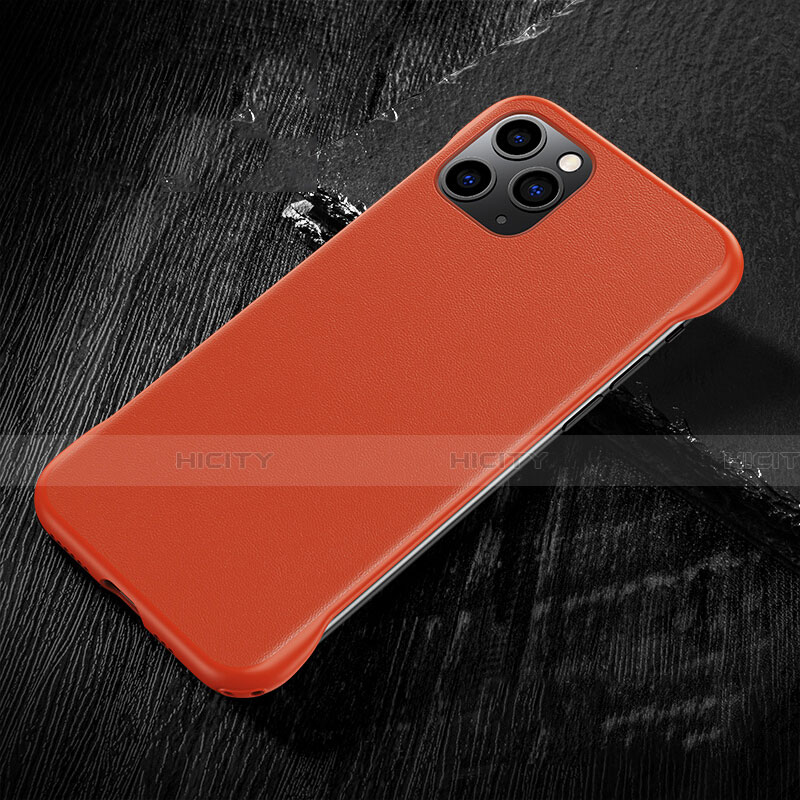 Handyhülle Hülle Luxus Leder Schutzhülle R08 für Apple iPhone 11 Pro Orange