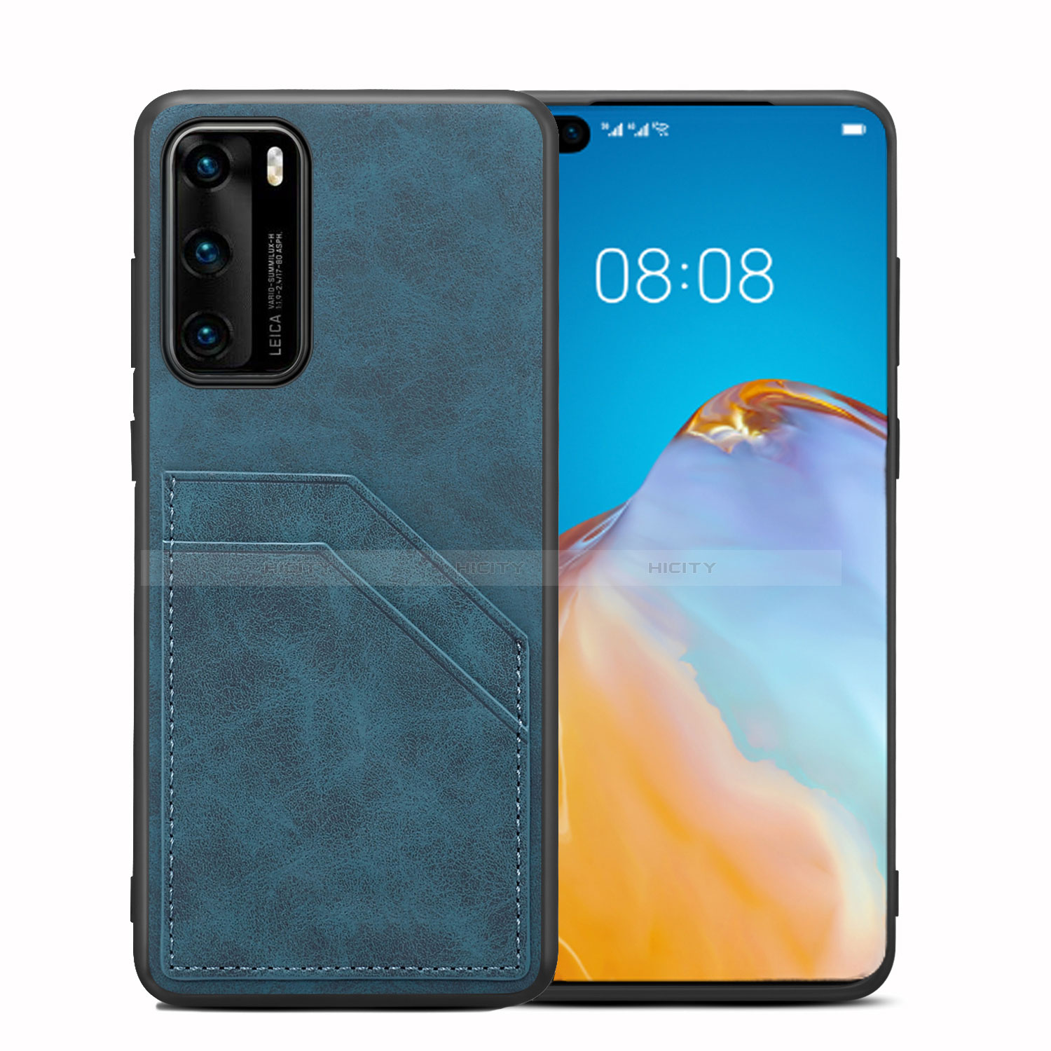 Handyhülle Hülle Luxus Leder Schutzhülle R08 für Huawei P40