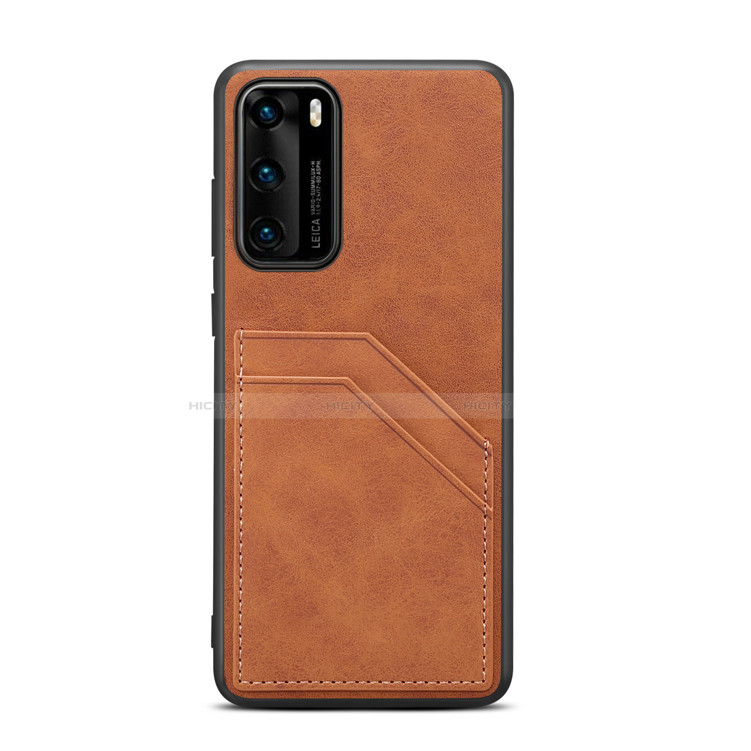 Handyhülle Hülle Luxus Leder Schutzhülle R08 für Huawei P40 Orange