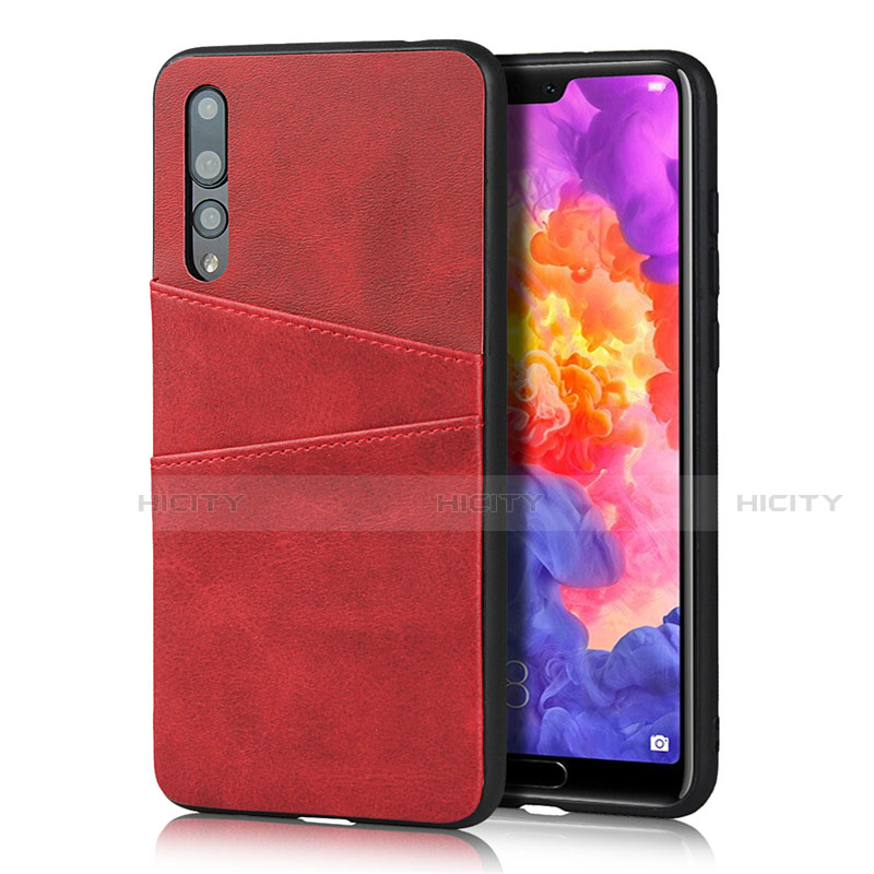 Handyhülle Hülle Luxus Leder Schutzhülle R10 für Huawei P20 Pro Rot