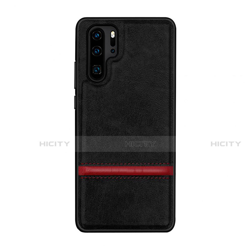 Handyhülle Hülle Luxus Leder Schutzhülle R10 für Huawei P30 Pro New Edition Schwarz