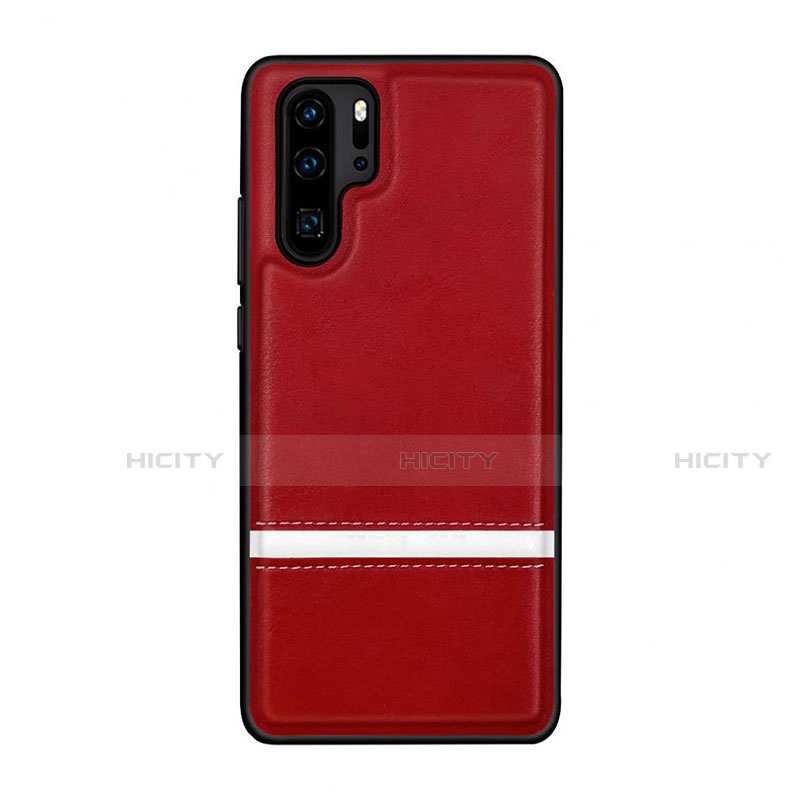 Handyhülle Hülle Luxus Leder Schutzhülle R10 für Huawei P30 Pro Rot