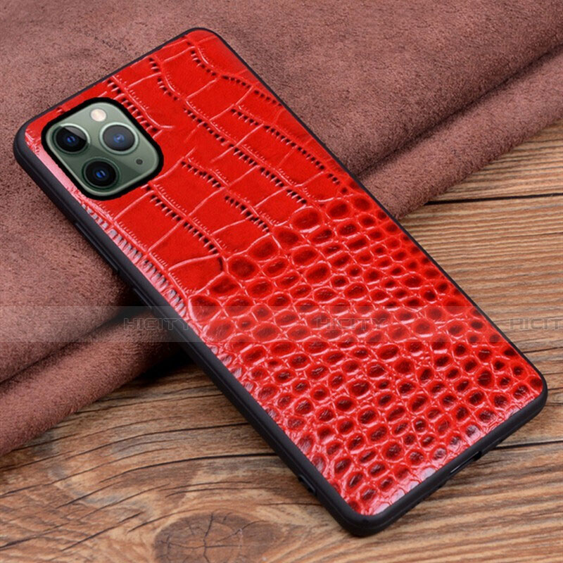 Handyhülle Hülle Luxus Leder Schutzhülle R14 für Apple iPhone 11 Pro Rot