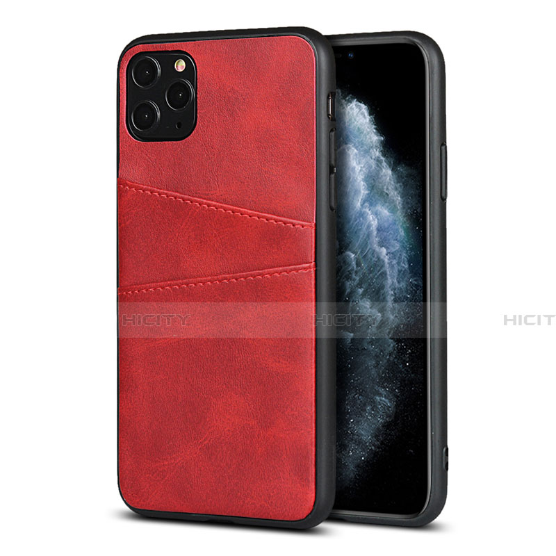 Handyhülle Hülle Luxus Leder Schutzhülle R15 für Apple iPhone 11 Pro Rot