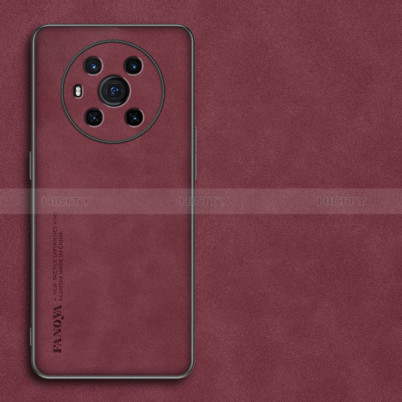 Handyhülle Hülle Luxus Leder Schutzhülle S01 für Huawei Honor Magic3 5G Rot