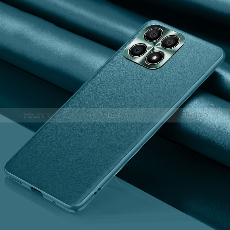 Handyhülle Hülle Luxus Leder Schutzhülle S01 für Huawei Honor X30i Cyan