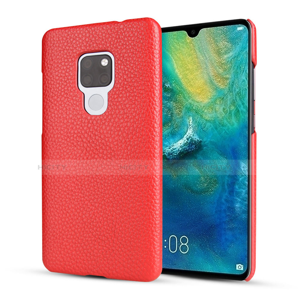 Handyhülle Hülle Luxus Leder Schutzhülle S01 für Huawei Mate 20 Rot