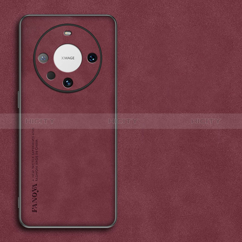 Handyhülle Hülle Luxus Leder Schutzhülle S01 für Huawei Mate 60 Pro Rot Plus