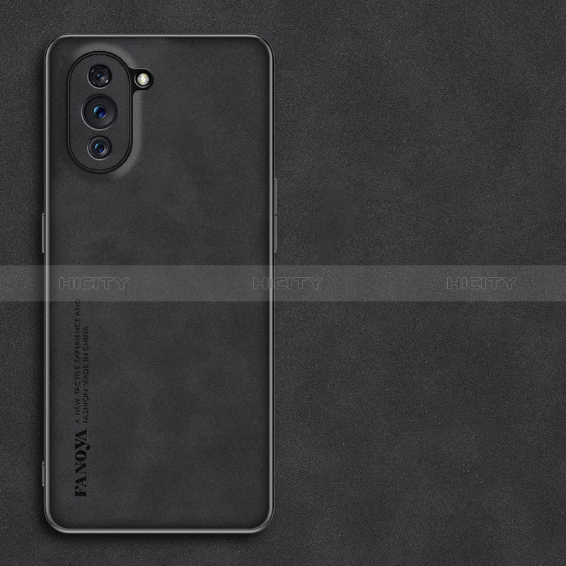 Handyhülle Hülle Luxus Leder Schutzhülle S01 für Huawei Nova 10 Pro Schwarz