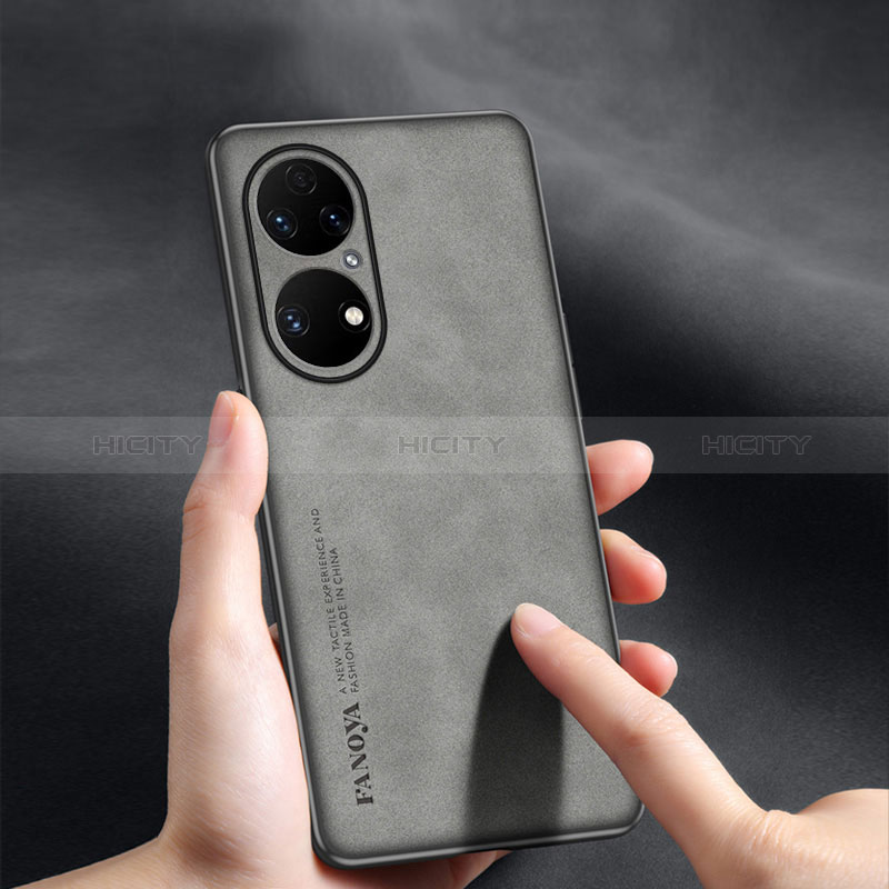 Handyhülle Hülle Luxus Leder Schutzhülle S01 für Huawei P50 Pro groß