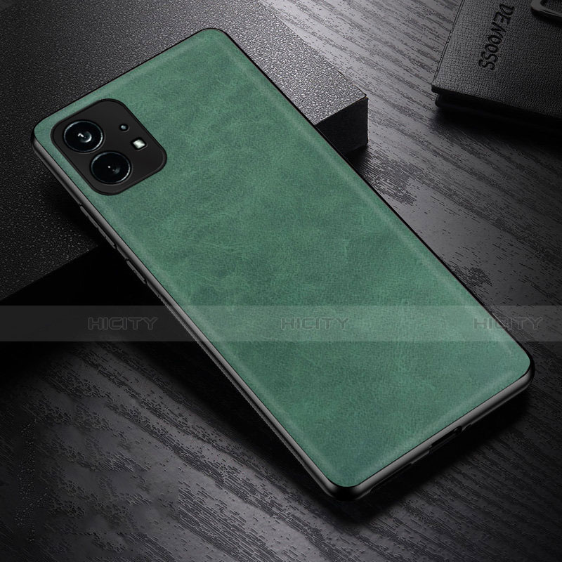 Handyhülle Hülle Luxus Leder Schutzhülle S01 für Nothing Phone 1 Grün