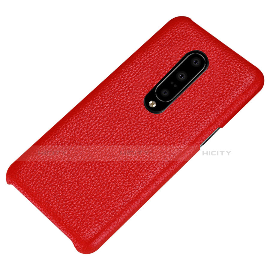 Handyhülle Hülle Luxus Leder Schutzhülle S01 für OnePlus 7 Pro Rot