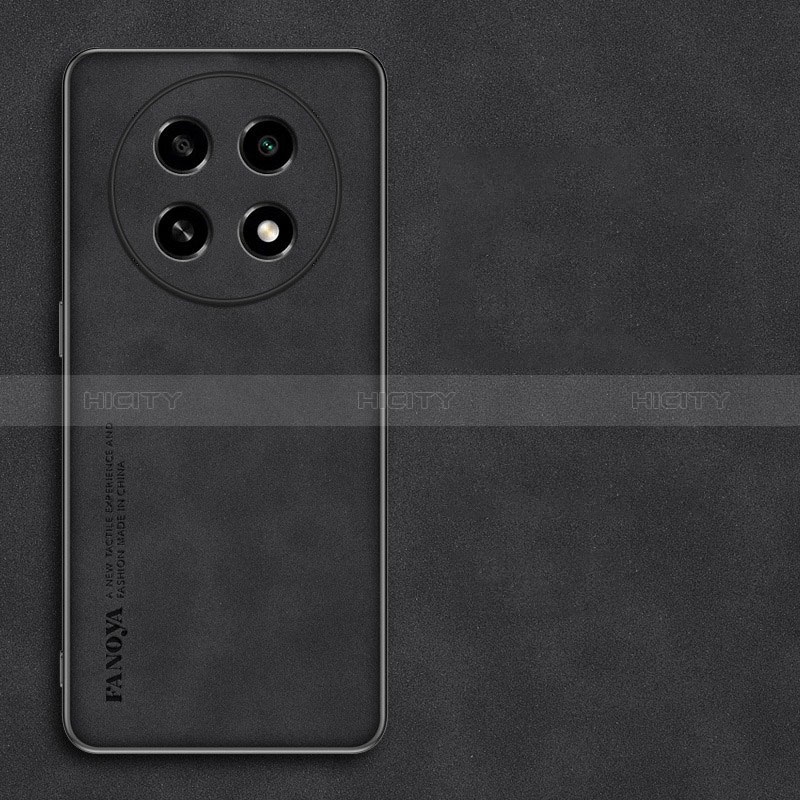 Handyhülle Hülle Luxus Leder Schutzhülle S01 für Oppo A2 Pro 5G Schwarz