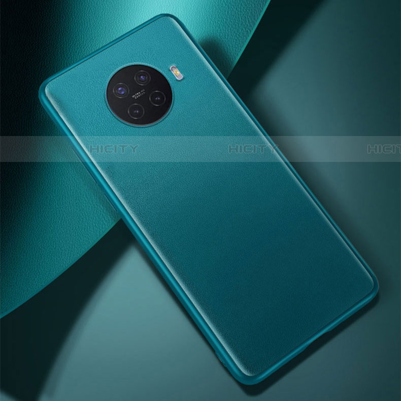 Handyhülle Hülle Luxus Leder Schutzhülle S01 für Oppo Ace2 Cyan