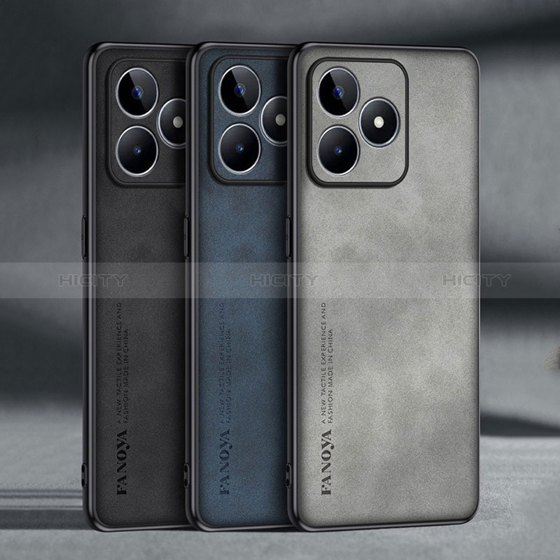 Handyhülle Hülle Luxus Leder Schutzhülle S01 für Realme C53 groß