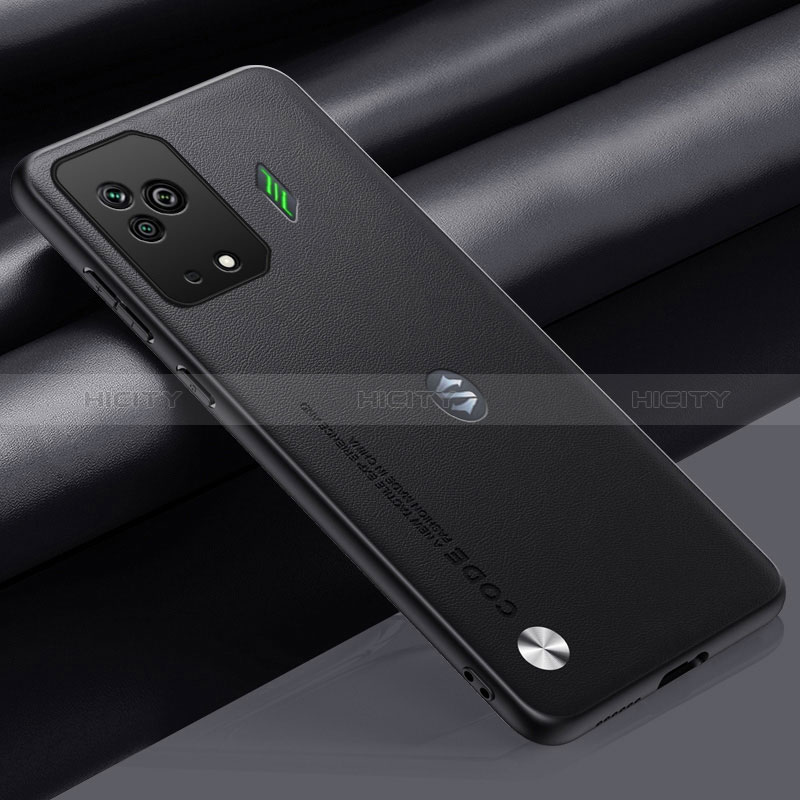 Handyhülle Hülle Luxus Leder Schutzhülle S01 für Xiaomi Black Shark 5 Pro 5G Schwarz Plus