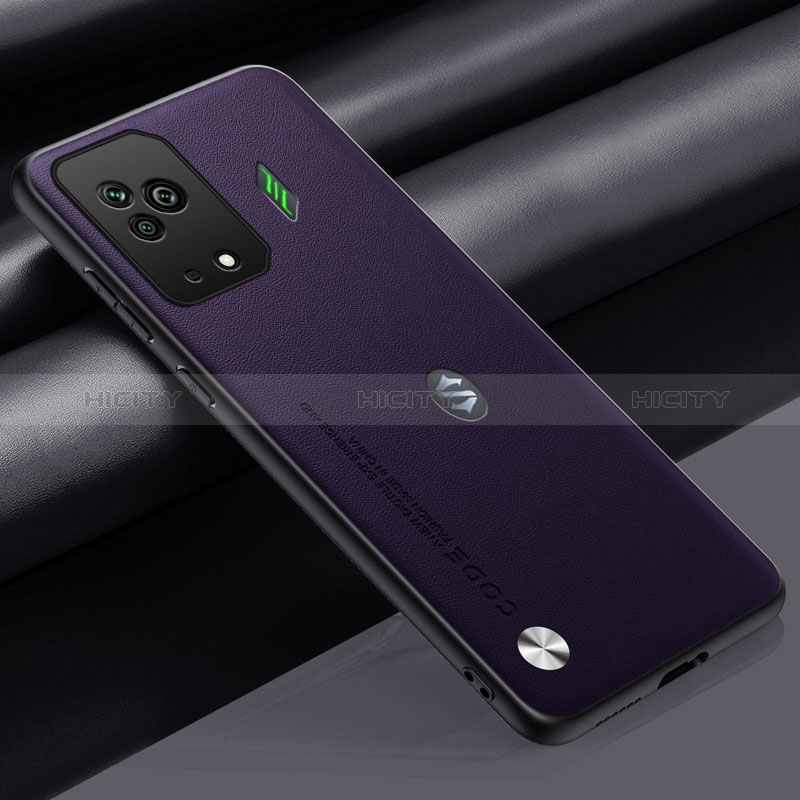 Handyhülle Hülle Luxus Leder Schutzhülle S01 für Xiaomi Black Shark 5 Pro 5G Violett