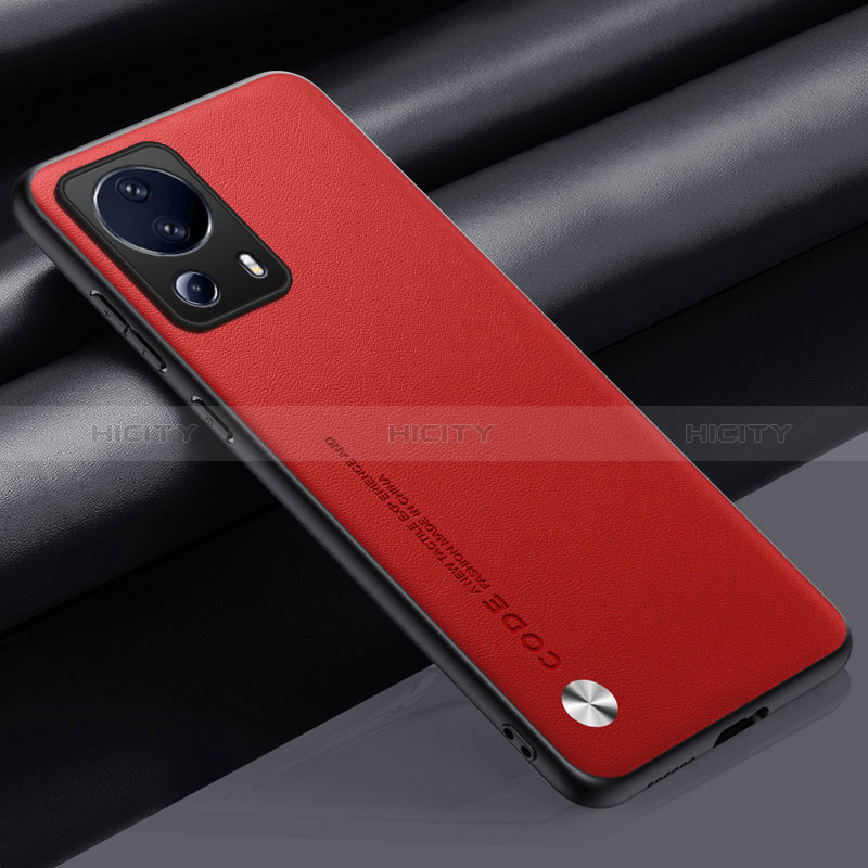 Handyhülle Hülle Luxus Leder Schutzhülle S01 für Xiaomi Civi 2 5G Rot