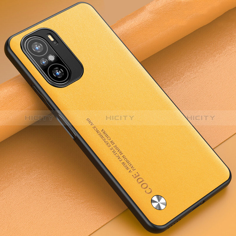 Handyhülle Hülle Luxus Leder Schutzhülle S01 für Xiaomi Mi 11i 5G Gelb Plus