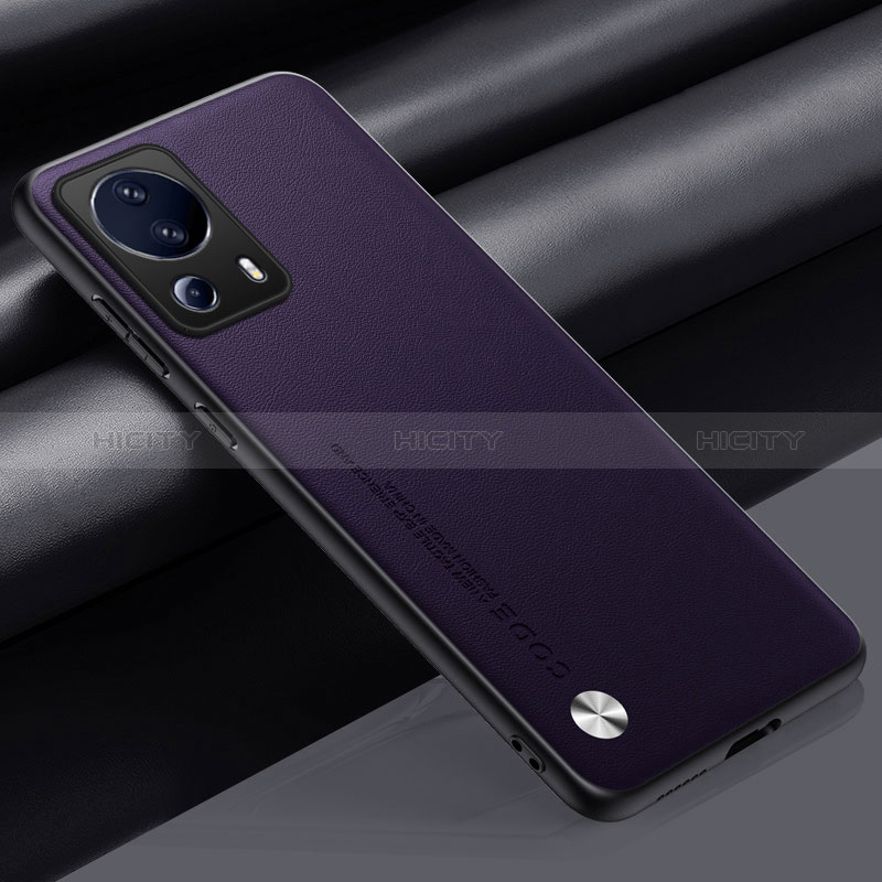 Handyhülle Hülle Luxus Leder Schutzhülle S01 für Xiaomi Mi 13 Lite 5G Violett Plus