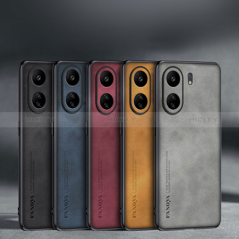 Handyhülle Hülle Luxus Leder Schutzhülle S01 für Xiaomi Poco C65 groß