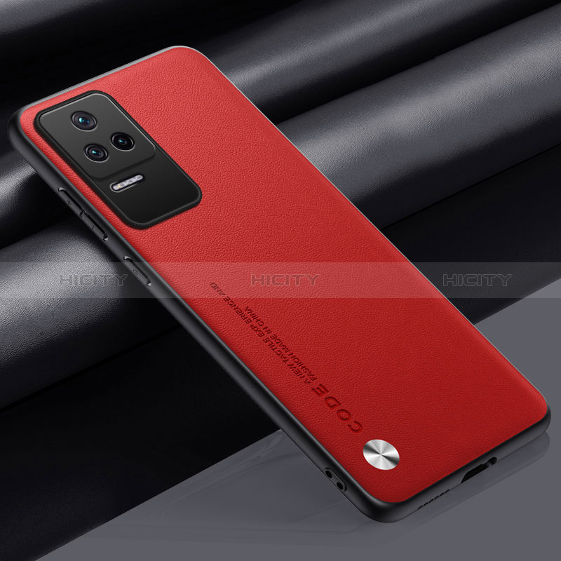 Handyhülle Hülle Luxus Leder Schutzhülle S01 für Xiaomi Poco F4 5G Rot