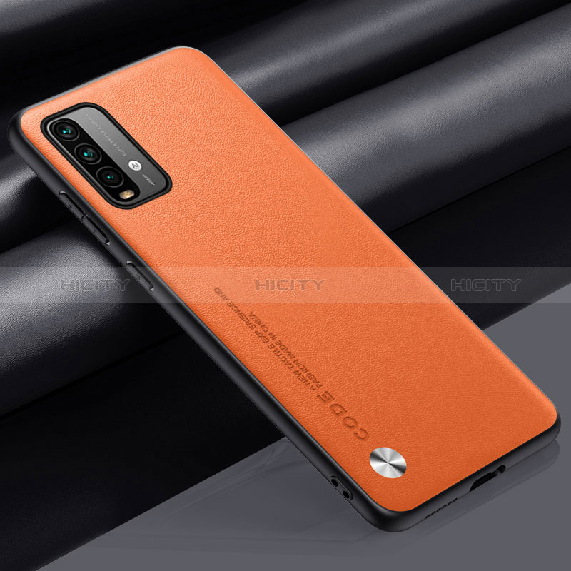 Handyhülle Hülle Luxus Leder Schutzhülle S01 für Xiaomi Redmi 9 Power Orange